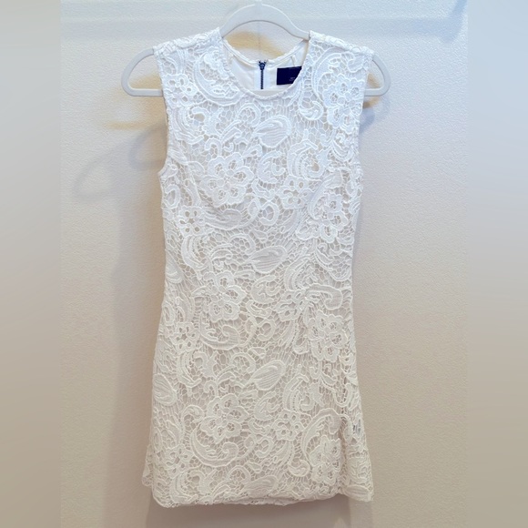 Dolce Vita White Lace Dress - Picture 1 of 4